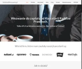 Solidnewezwanie.pl(Ostateczne Przedsądowe Wezwanie do Zapłaty) Screenshot