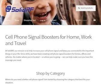 Solidrfinc.com(Leading cell phone signal boosters) Screenshot