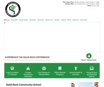 Solidrockcommunityschool.org(Solid Rock Community School) Screenshot