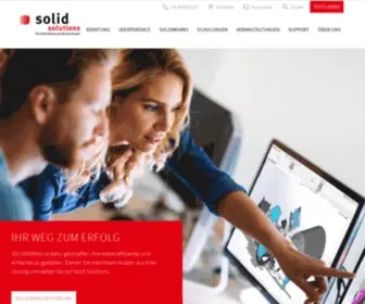 Solidsolutions.ch(Solid Solutions) Screenshot