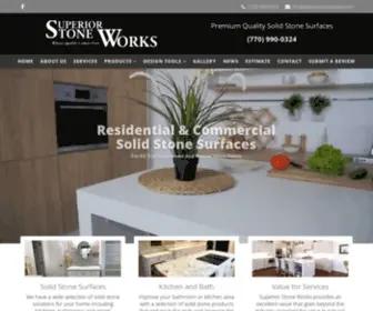 Solidstoneworksatl.com(Superior Stone Work) Screenshot