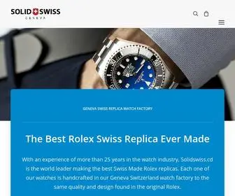 Solidswiss.sr(Swiss Replica Rolex Watch Factory) Screenshot
