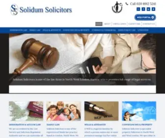 Solidumsolicitors.co.uk(Solidum Solicitors) Screenshot