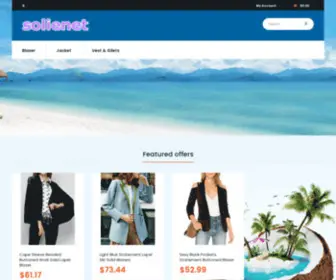 Solienet.com(Solienet Store) Screenshot