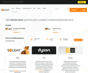 Solight.cz(Odborný velkoobchod s elektropříslušenstvím a spotřebiči) Screenshot