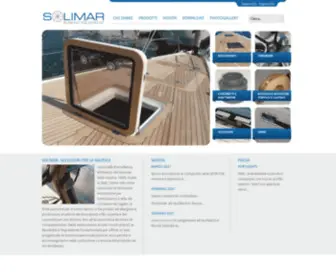 Solimar.it(Solimar timonerie per barche e accessori nautici di coperta) Screenshot
