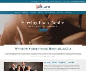 Solimine.com(Lynn, MA Funeral Home & Cremation) Screenshot