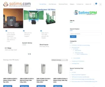 Solims.com(Total Industrial Automation Solutions) Screenshot