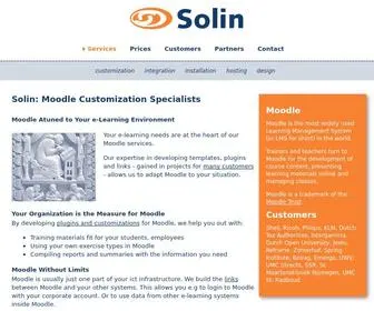 Solin.nl(Moodle) Screenshot