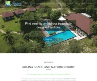 Solinaresort.com.ph(Solina Beach and Nature Resort) Screenshot