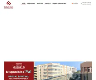 Solinca.com(Sociedad Inmobiliaria Canaria) Screenshot