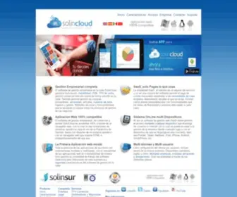 Solincloud.com(Software Gestion SaaS) Screenshot