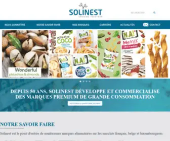 Solinest.com(Distributeur de produits de grande consommation) Screenshot