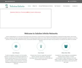 Solinfinite.com(Solution Infinite Networks) Screenshot