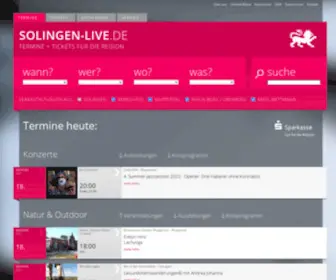 Solingen-Live.de(Termine) Screenshot