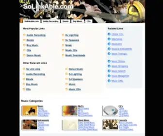 Solinkable.com(Linkable Content) Screenshot