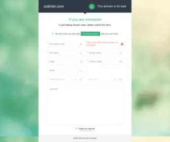 Solinter.com(solinter) Screenshot