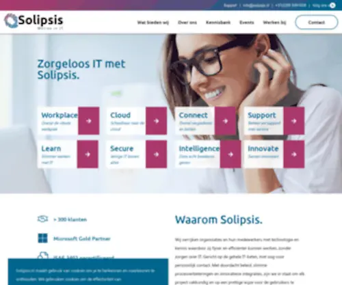 Solipsis.nl(Zorgeloos IT met oog voor persoonlijk contact) Screenshot
