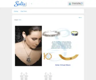 Solisjewelrydesign.com(Sophisticated Jewelry For All Occasions) Screenshot