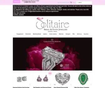 Solitairejewelers.com(Solitaire Jewelers Hawaii) Screenshot