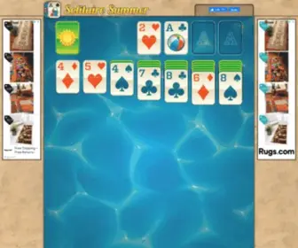 Solitairesummer.com(Solitaire Summer) Screenshot