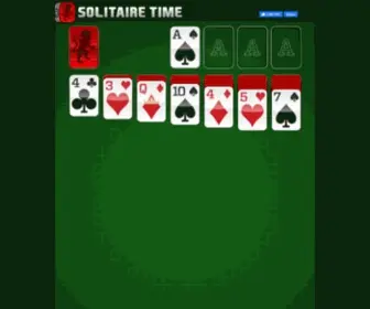 Solitairetime.com(Solitaire Time) Screenshot