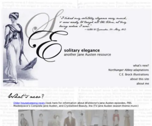Solitary-Elegance.com(Solitary Elegance) Screenshot