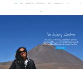 Solitarywanderer.com(Solitary Wanderer) Screenshot