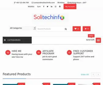 Solitechinfo.com(WordPress eCommerce Theme) Screenshot