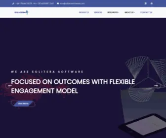 Soliterasoftware.com(Solitera Software Testing Outsourcing Consultancy) Screenshot