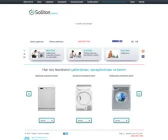 Solitonservice.com(Soliton Mağazalar Şəbəkəsi) Screenshot