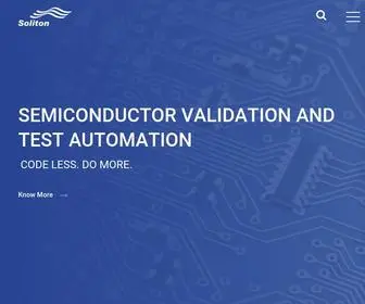 Solitontech.com(Your Partner for Test & Measurement Automation Software Infrastructure Your Partner for Test & Measurement Automation Software Infrastructure) Screenshot
