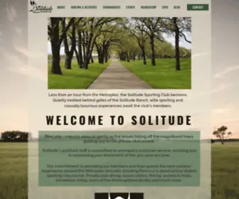 Solitudesportingclub.com(Hunting Ranch) Screenshot