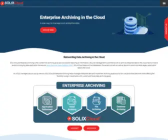 Solixcloud.com(Cloud Data Management) Screenshot