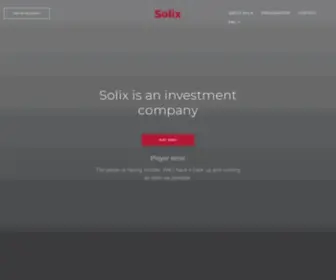 Solixgroup.com(Home DK) Screenshot