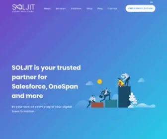 Soljit.com(Salesforce Partner of your transformation) Screenshot