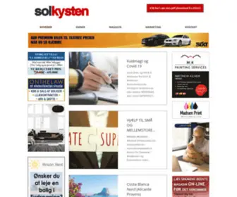 Solkysten.eu(Scandinavian lifestyle and home magazine) Screenshot
