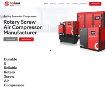 Sollant.biz(Reliable Air Compressor Manufacturer and Supplier China) Screenshot