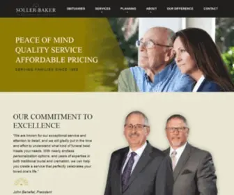 Soller-Baker.com(Soller-Baker Funeral Home and Crematory) Screenshot