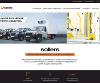 Sollers-Auto.com(SOLLERS) Screenshot