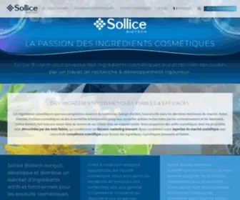 Sollicebiotech.com(SOLLICE) Screenshot