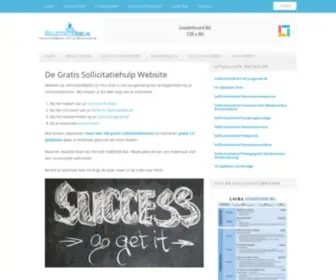 SollicitatiebijBel.nl(De Gratis Sollicitatiehulp Website) Screenshot