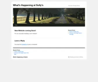 Sollysbagelry.com(What's Happening at Solly's) Screenshot