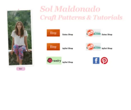 Solmaldonado.com.ar(Sol Maldonado Craft Designer) Screenshot