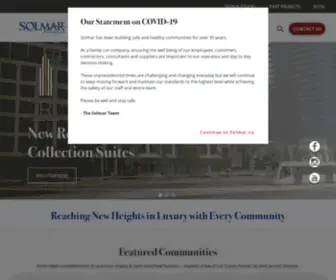 Solmar.ca(Shaping the future of community development) Screenshot