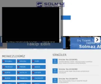 Solmaz.com.tr(Türkiye’nin önde gelen taşımacılık) Screenshot