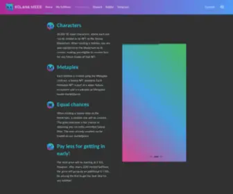 Solmees.com(Solana Mees) Screenshot