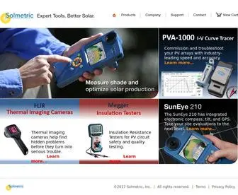 Solmetric.com(Home of the SunEye) Screenshot