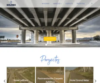 Solmex.mx(Inicio Ingeniería y Construcción) Screenshot