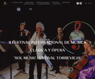 SolmusicFest.com(SOL MUSIC FESTIVAL TORREVIEJA) Screenshot